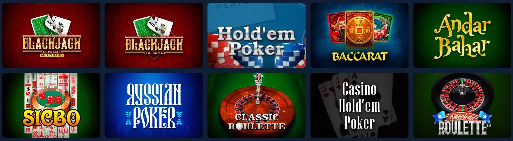 Tischspiele